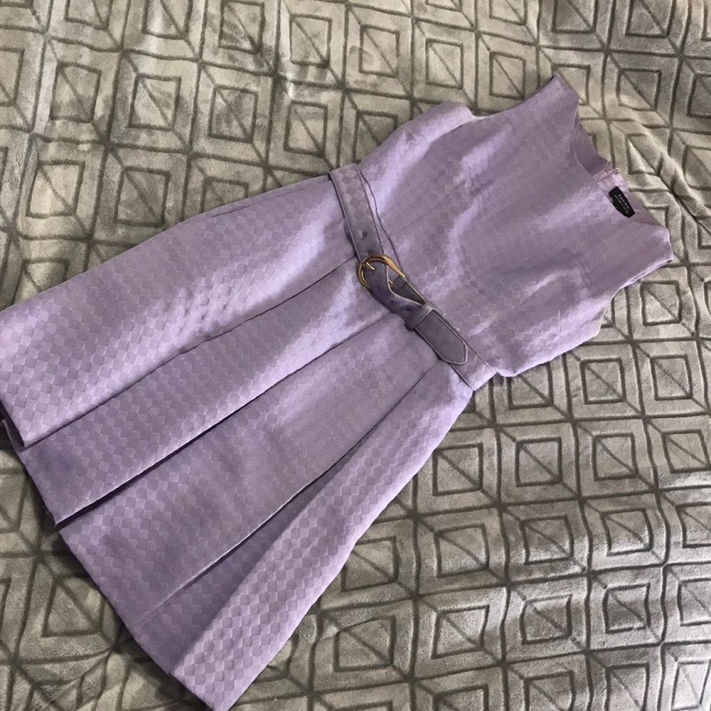 Tahari lavender dress